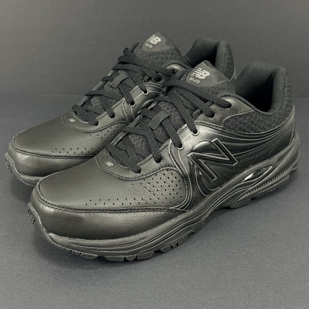 New Balance 840v2 Women’s 10.5 Black Leather Shoes WW840BK NEW
